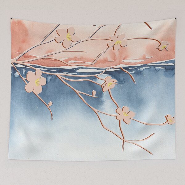Item preview, Nude Cherry Blossoms by the Lake designed and sold by FringyGingy.