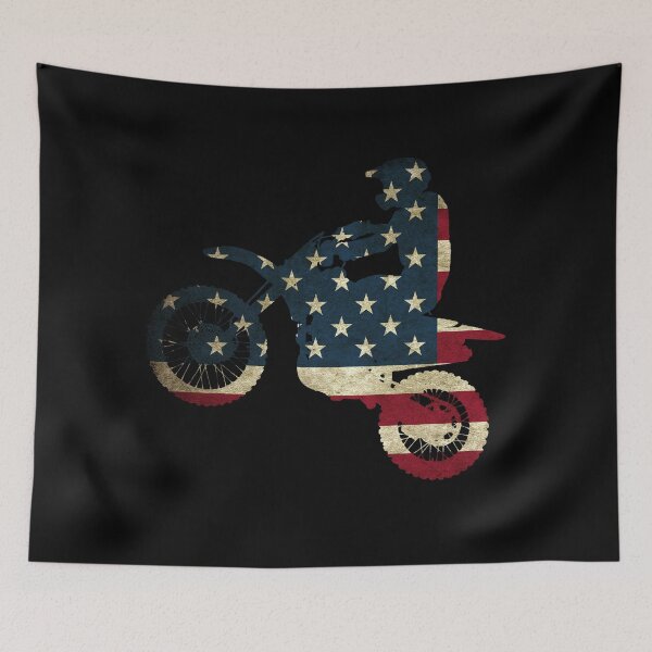 Item preview, Dirt Biker American Flag designed and sold by Adel Qasem.