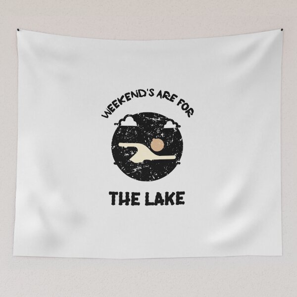 Item preview, Weekend's Are For The Lake designed and sold by FishWorldwide.