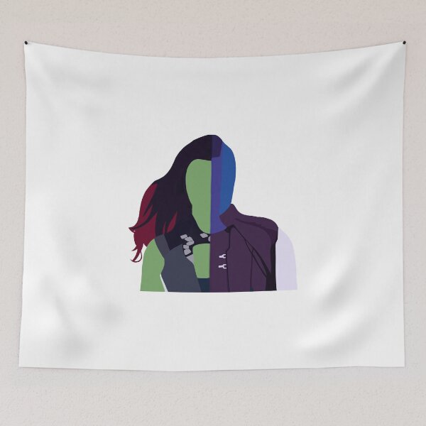 Item preview, Zoe Saldana and Karen Gillan designed and sold by crustybreadd.