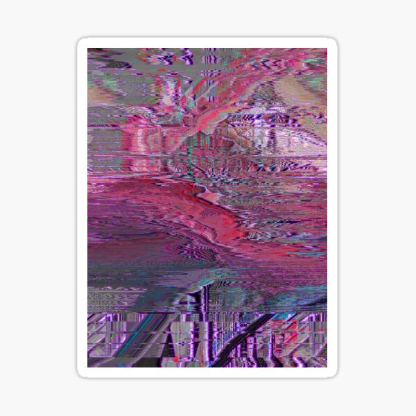 p1x3l r1v3r Sticker
