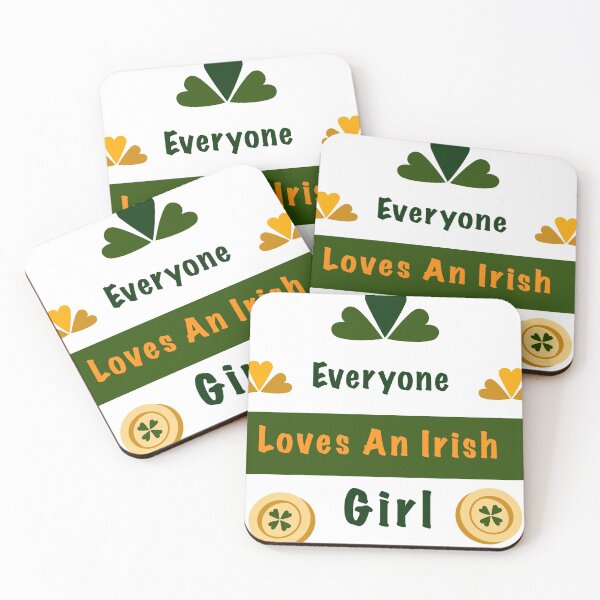 Item preview, Everyone Loves An Irish Girl | WOMENS ST PATRICKS DAY T-Shirt  designed and sold by Yobeli.