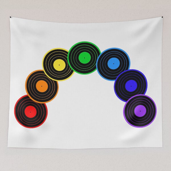 Item preview, Musical Rainbow of Vinyl Records designed and sold by Deborah Camp.