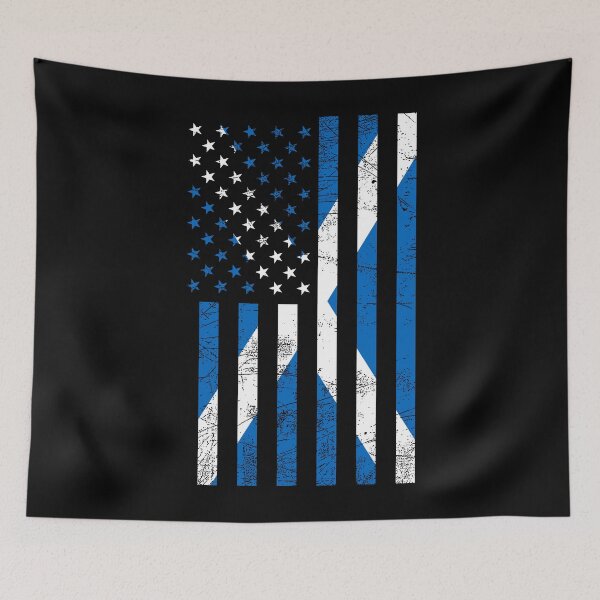 Item preview, Scottish American flag designed and sold by Mila1946.