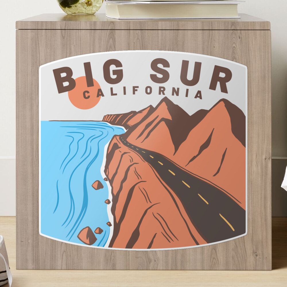 Big Sur Vintage Coast Sticker —