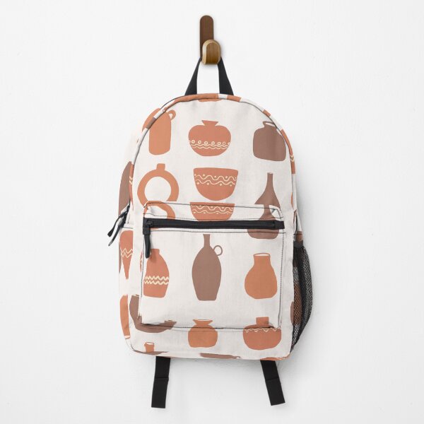 Item preview, Potteries In Warm Earthy Colors designed and sold by ArunikaPrints.