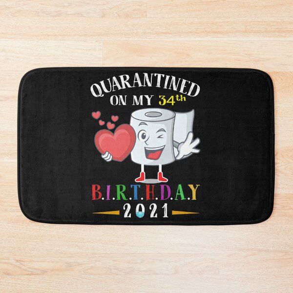 Item preview,  Quarantined Birthday 2021: Happy 34th Birthday designed and sold by remonss.