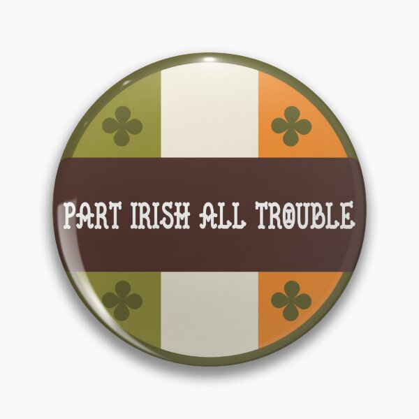 Item preview, Part Irish All Trouble | RETRO ST PATRICKS DAY T-Shirt designed and sold by Yobeli.