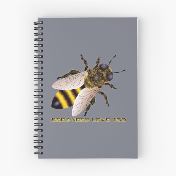 Item preview, Bees Need Love Too! (On Grey) designed and sold by PawsitiveMum.
