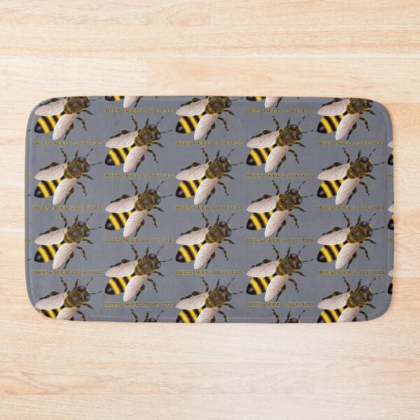Item preview, Bees Need Love Too! (On Grey) designed and sold by PawsitiveMum.
