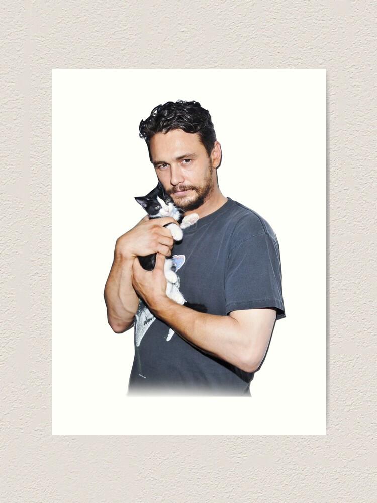 "James Franco's Cat" Art Print for Sale by GoofballGear  Redbubble