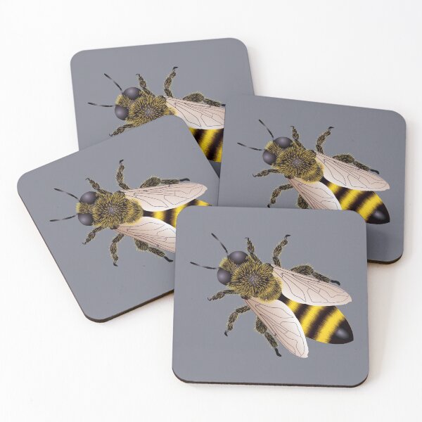Item preview, Bees Need Love Too! (NO TEXT On Grey) designed and sold by PawsitiveMum.