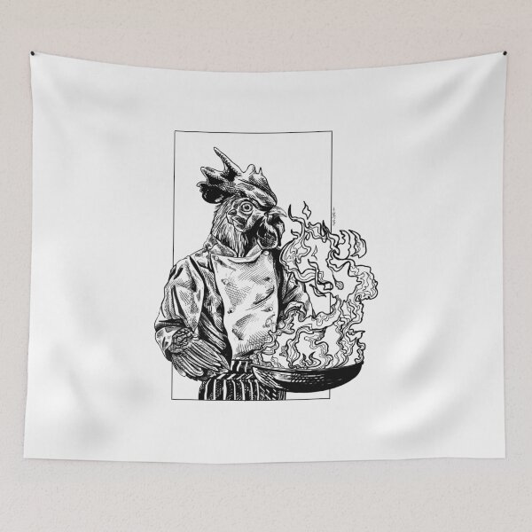 Item preview, Chef designed and sold by BlindBanditArt.