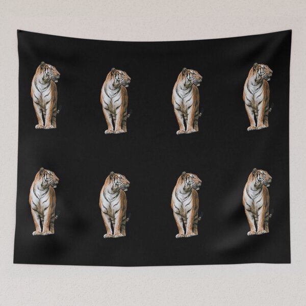 Item preview, Wild Tiger (Black) designed and sold by FilipeFerreira.