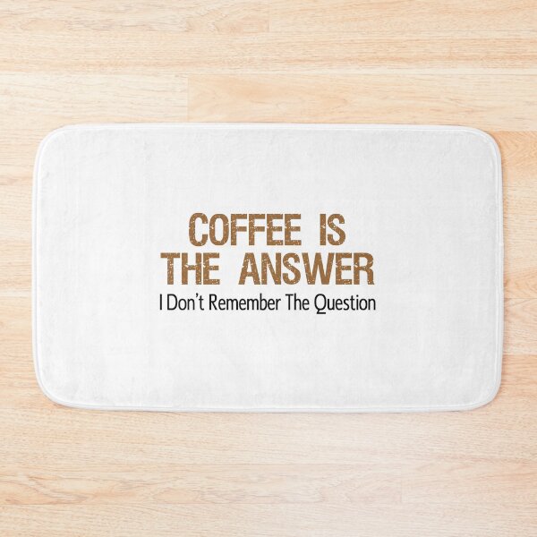 Item preview, Coffee Is The Answer designed and sold by jaycartoonist.