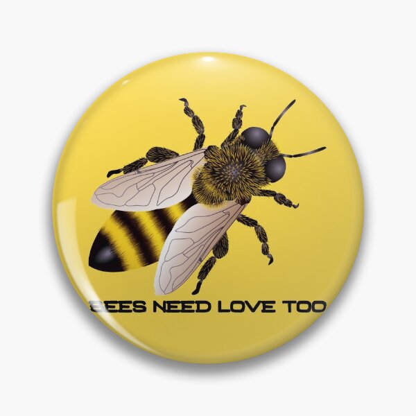 Item preview, Bees Need Love Too! (On Yellow) designed and sold by PawsitiveMum.