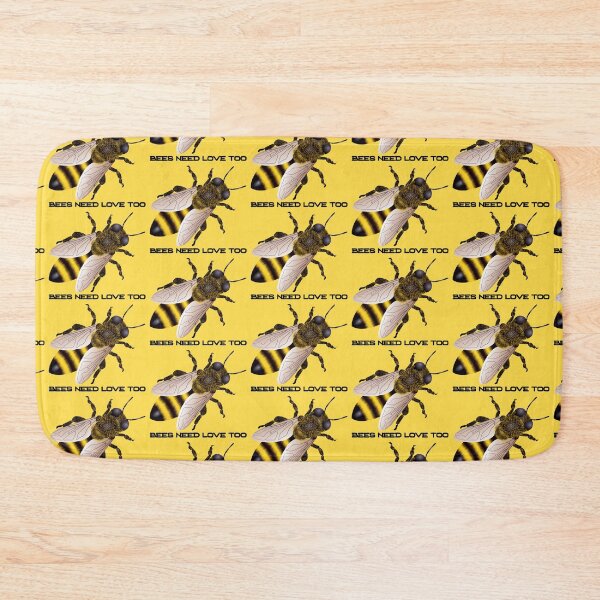 Item preview, Bees Need Love Too! (On Yellow) designed and sold by PawsitiveMum.