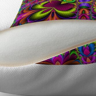Alternate view of Fractal Extravaganza No 2 Throw Pillow