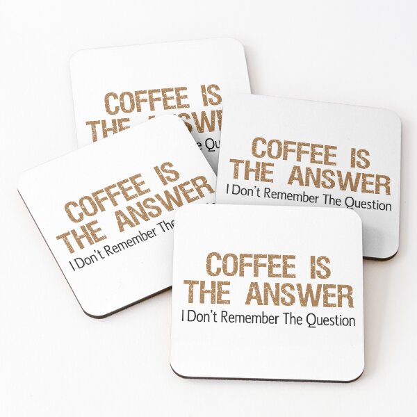 Item preview, Coffee Is The Answer designed and sold by jaycartoonist.