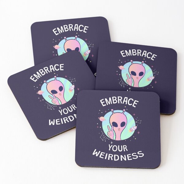Item preview, Embrace Your Weirdness | Alien designed and sold by ilustraliza.