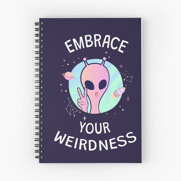 Item preview, Embrace Your Weirdness | Alien designed and sold by ilustraliza.