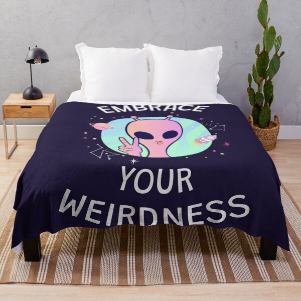 Item preview, Embrace Your Weirdness | Alien designed and sold by ilustraliza.