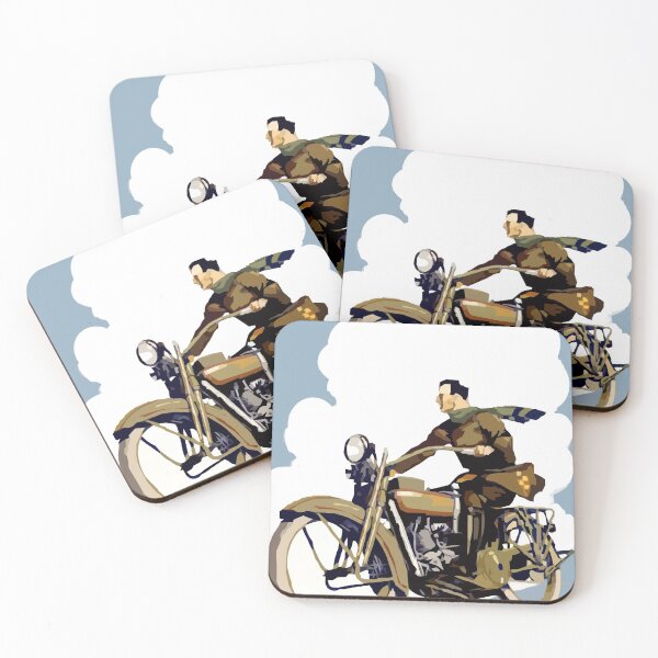 Item preview, Vintage motorcycle  designed and sold by BorneowithLove.