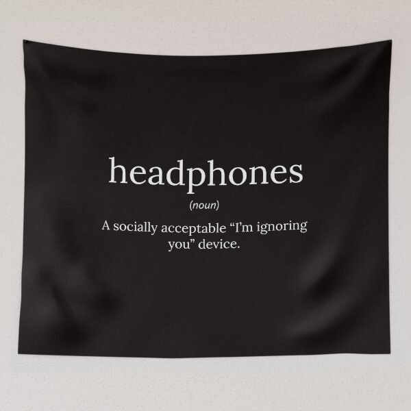 Item preview, Funny Definition: Headphones designed and sold by T-ShirtGuy.