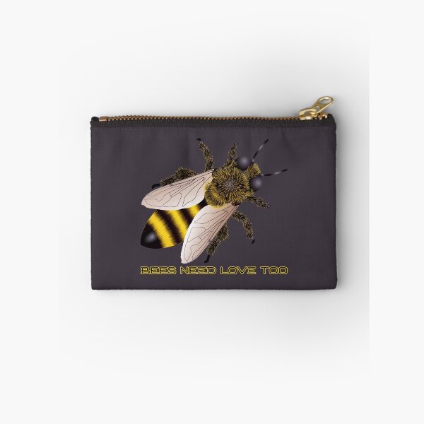 Item preview, Bees Need Love Too! (On Dk. Grey) designed and sold by PawsitiveMum.