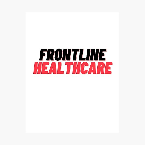 Item preview, Frontline Hero Healthcare worker t-shirts apparel and products designed and sold by eyesight4vision.