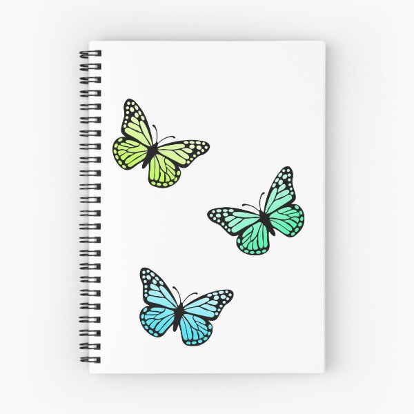 Item preview, Green, teal, and blue butterflies  designed and sold by RMSdesigns.