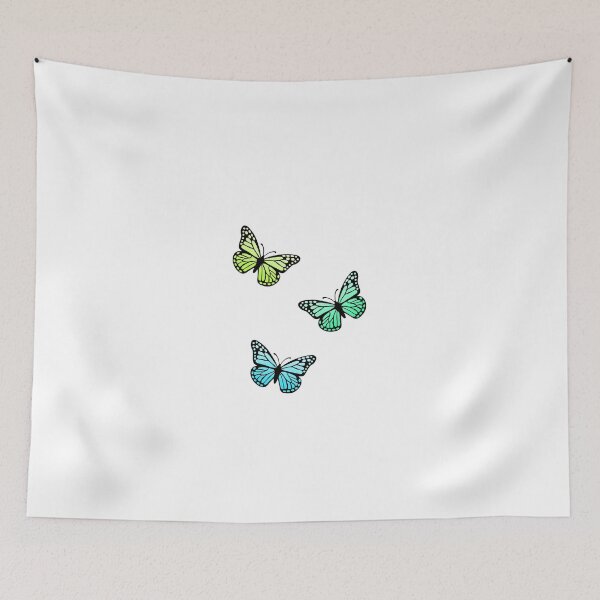 Item preview, Green, teal, and blue butterflies  designed and sold by RMSdesigns.