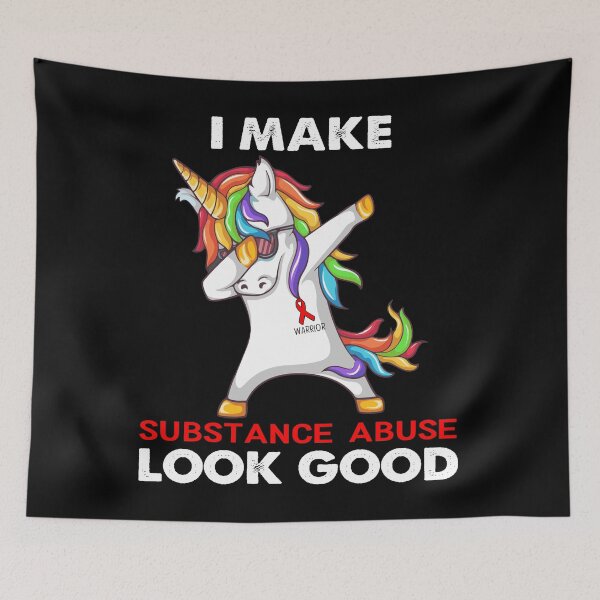 Item preview, I Make Substance Abuse Look Good Cute Unicorn Dabbing designed and sold by heppenp.
