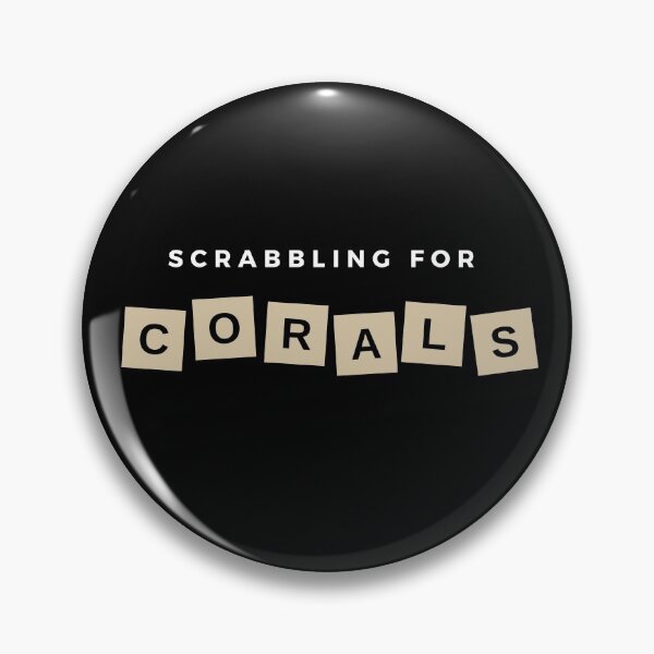 Item preview, Scrabble and Corals addict hobby designed and sold by Learntobeamom.