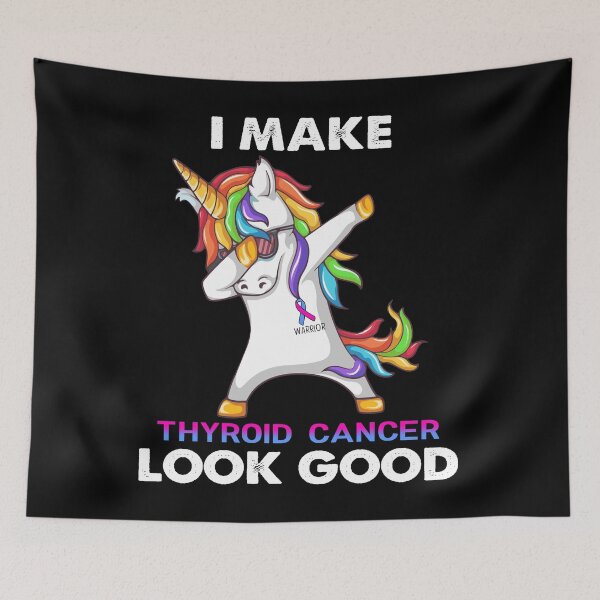 Item preview, I Make Thyroid Cancer Look Good Cute Unicorn Dabbing designed and sold by heppenp.