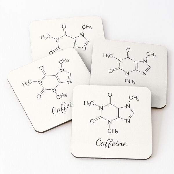 Item preview, Caffeine Molecule Scientist Coffee designed and sold by AJAD212.