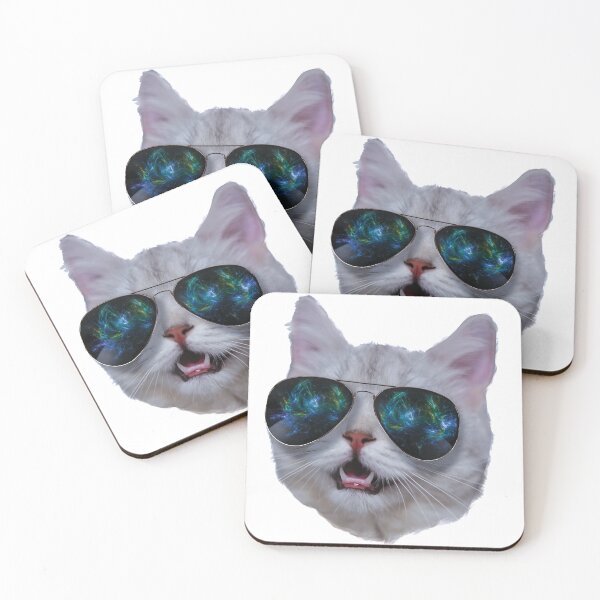 Item preview, Galaxy Cool Cat designed and sold by sketchworks.