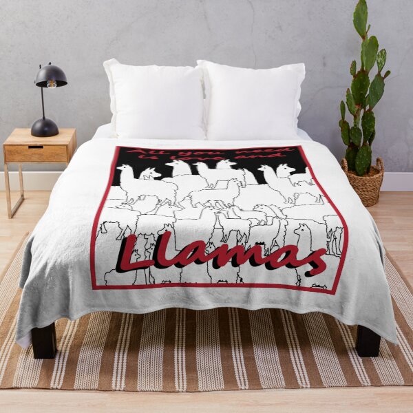 Item preview, All you need is love and Llamas designed and sold by JAZTshirt.