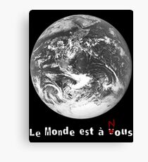 Le Monde de La Haine Canvas Print