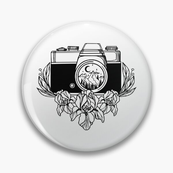 Item preview, Flower Camera Moon Mountain designed and sold by PhotoozStore.