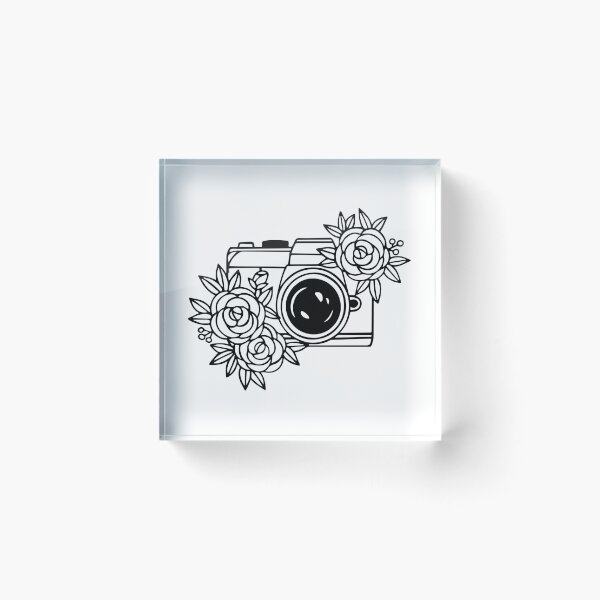 Item preview, Vintage Camera Floral Photography designed and sold by PhotoozStore.