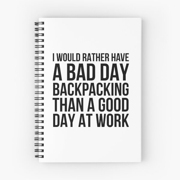 Item preview, Bad Day Backpacking designed and sold by HalpinDesign.
