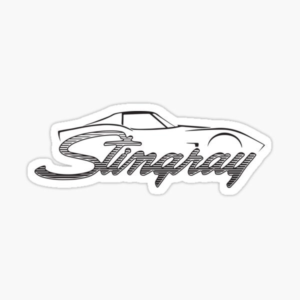 C3 Corvette Stingray Sticker for Sale by woozees