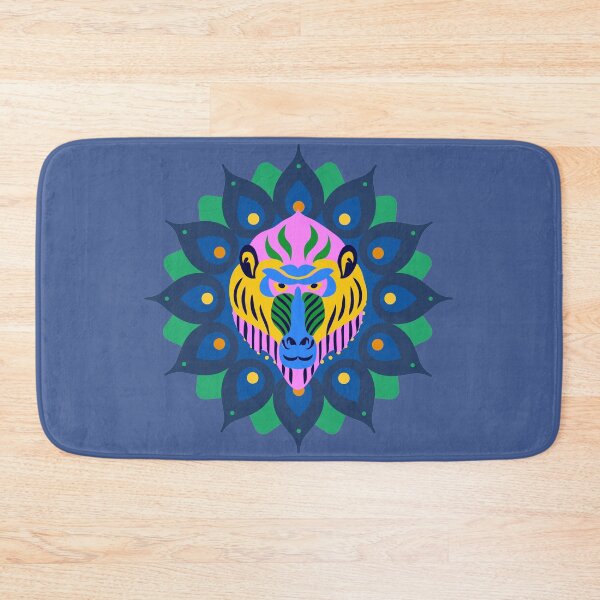 Item preview, colorful baboon abstract! designed and sold by Byoudesigns.