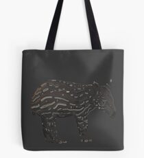 Baby Tapir Text Tasche