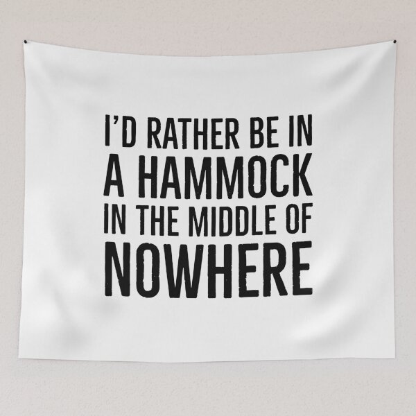 Item preview, I'd Rather Be in a Hammock designed and sold by HalpinDesign.