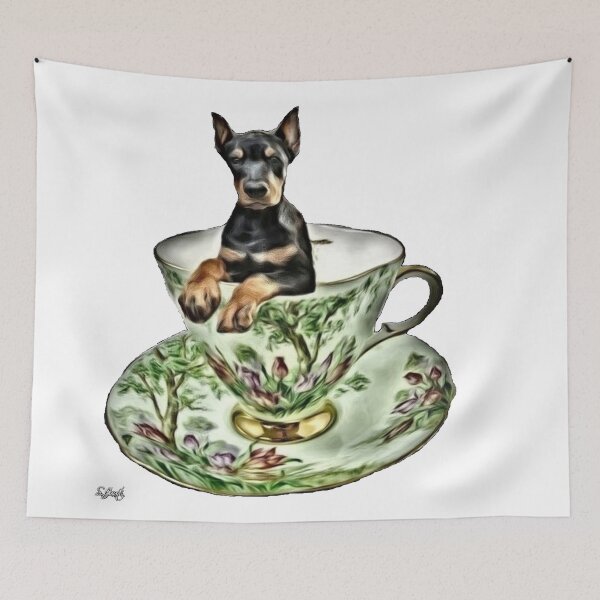 Item preview, Doberman In A Teacup designed and sold by WillowsWardrobe.
