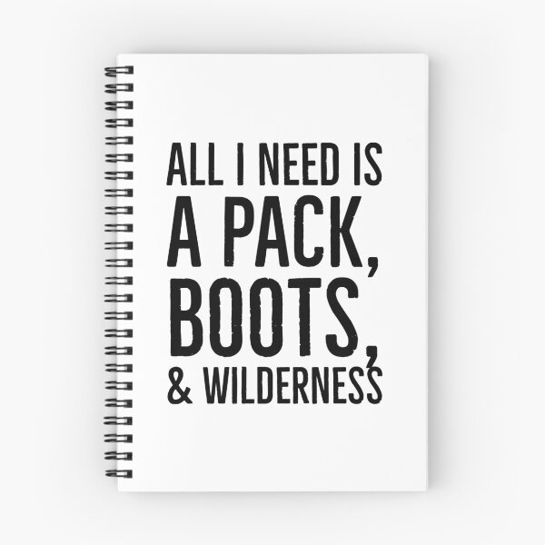 Item preview, Pack Boots and Wilderness designed and sold by HalpinDesign.