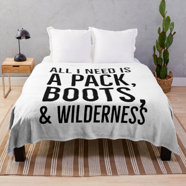 Item preview, Pack Boots and Wilderness designed and sold by HalpinDesign.