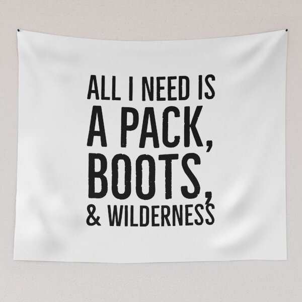 Item preview, Pack Boots and Wilderness designed and sold by HalpinDesign.